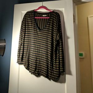 Madewell anthem long sleeve tee stripe